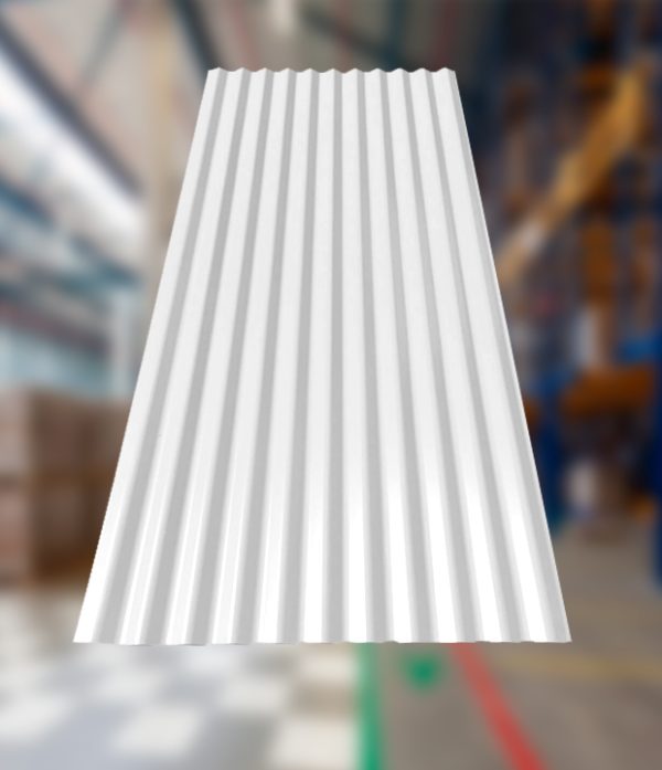 Calamina plástica de fibra de vidrio ondulada convencional