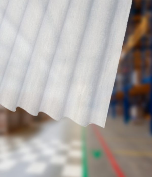 Calamina plastica de fibra de vidrio - Placa ondulada