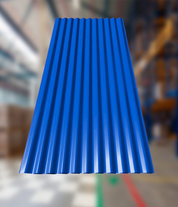 Calamina plástica de fibra de vidrio ondulada convencional