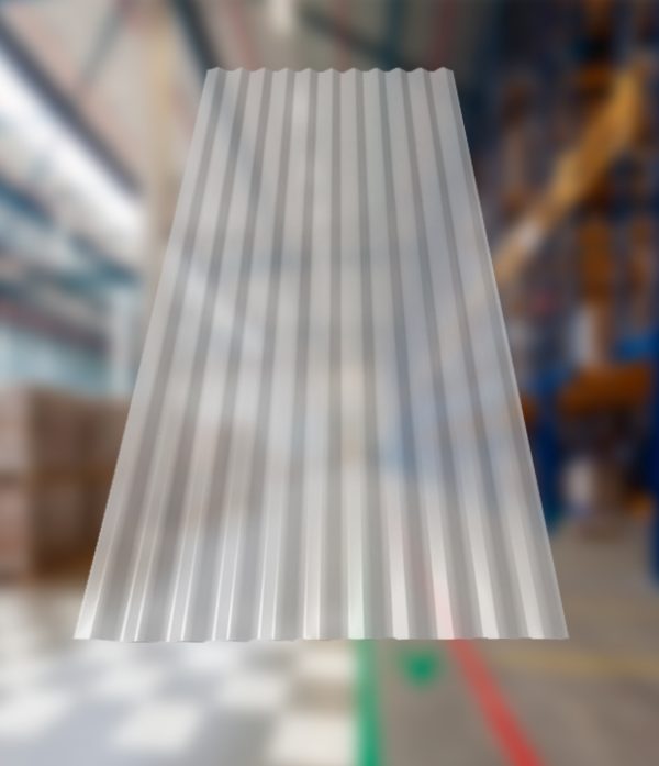 Calamina plástica de fibra de vidrio ondulada convencional