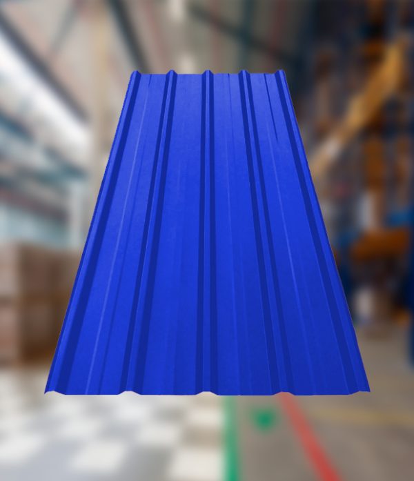 Calamina plástica de fibra de vidrio trapezoidal