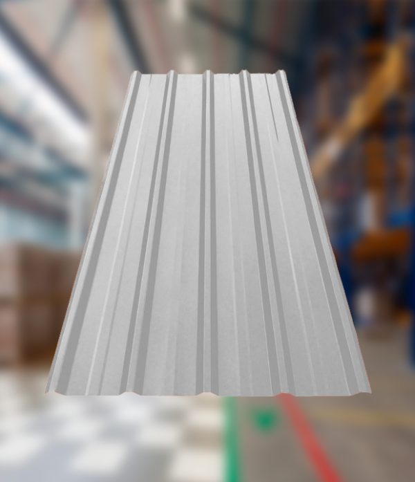 Calamina plástica de fibra de vidrio trapezoidal