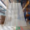 Calamina plástica de fibra de vidrio trapezoidal