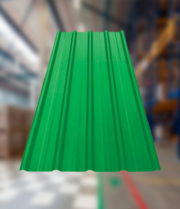 Calamina plástica de fibra de vidrio trapezoidal